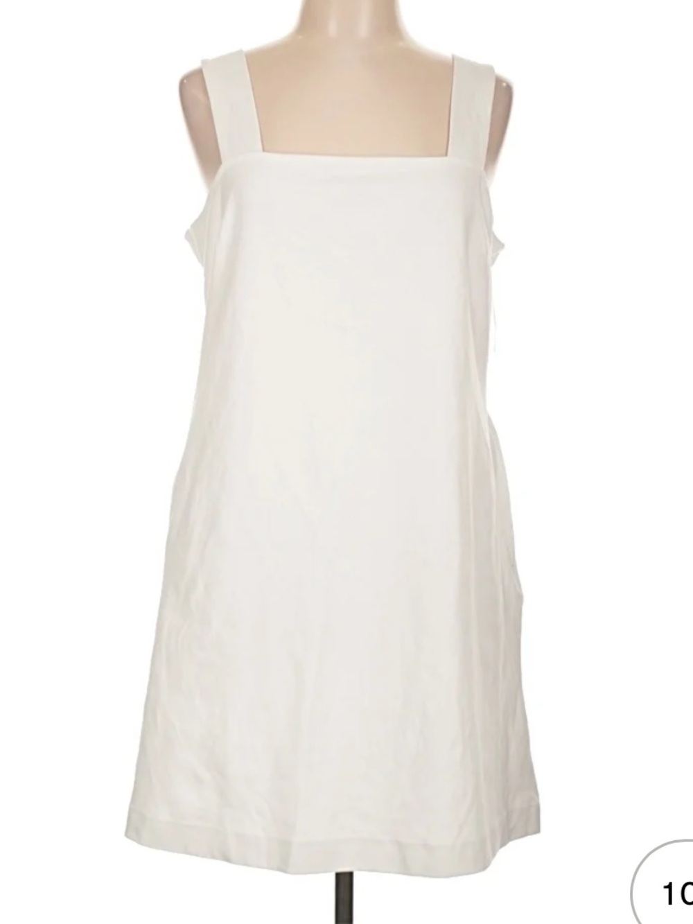 Old Navy Crisp White Square-Neck Sleeveless Mini Dress (BRIDAL!)